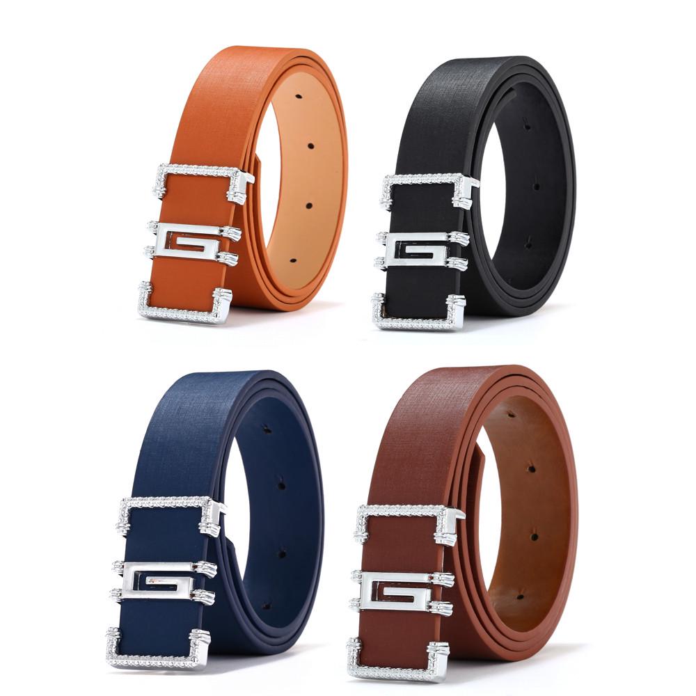 Модный крутой повседневный кожаный тонкий ремень, тонкий тонкий пояс унисекс